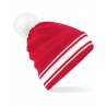 Winter hat - mod. B472:Classic Red, 100% acrylic, White, One Size